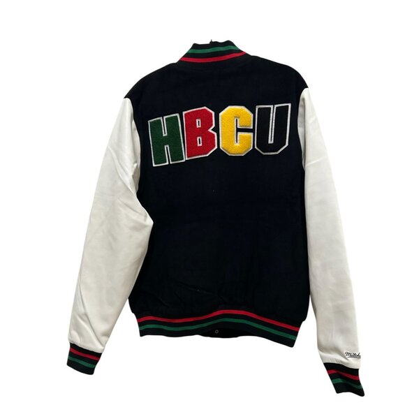 NEW Mitchell & Ness Men's HBCU Varsity Jacket Size Large MSRP: $400.00 - Picture 1 of 5